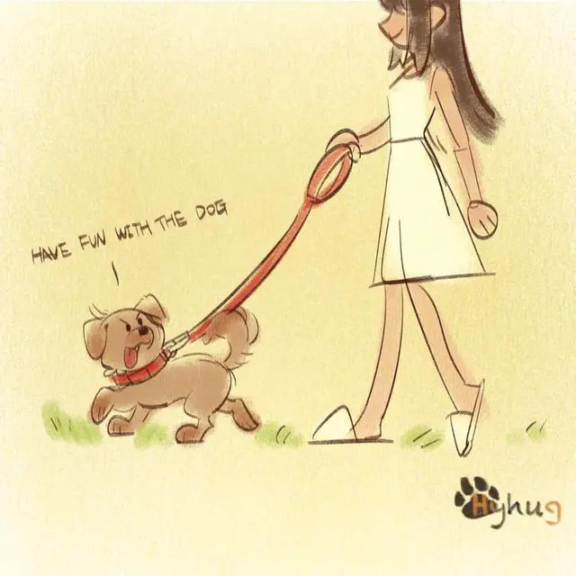 Alt view image 4 of 6 - Hyhug Pets 18 Inches Short Leash with 3M Reflective Safe - Fashion and Sturdy Jacquard Weave Nylon Lead for Giant Large Medium Dogs Walking, Jogging,Camping and Training. (18 Inch, Ultra Violet)