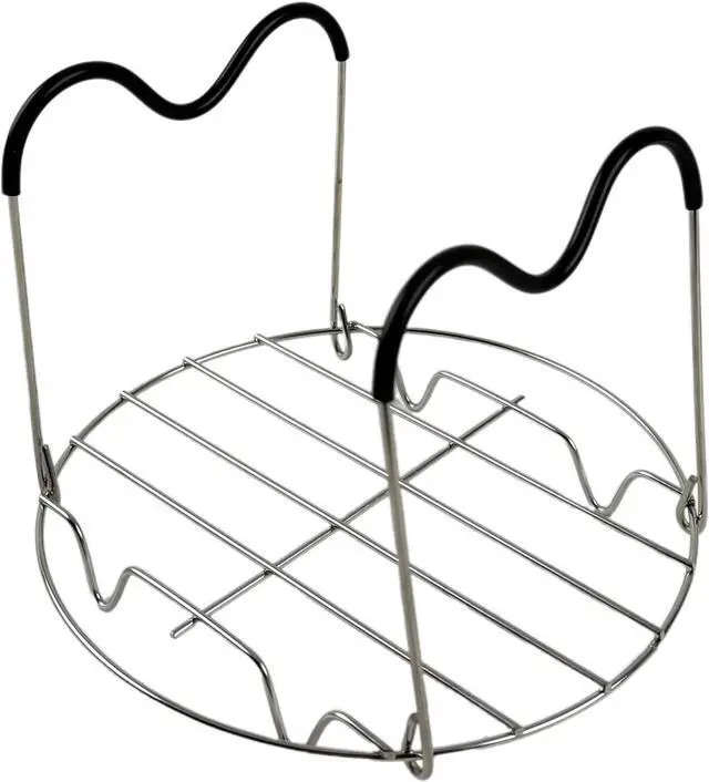 Main image of Steamer Cookware Rack for Pressure Cooker | Compatible with Instant Pot Trivet, Steamer Rack Trivet for 6/8 Qt, Heat Resistant Accessory, Dishwasher Safe