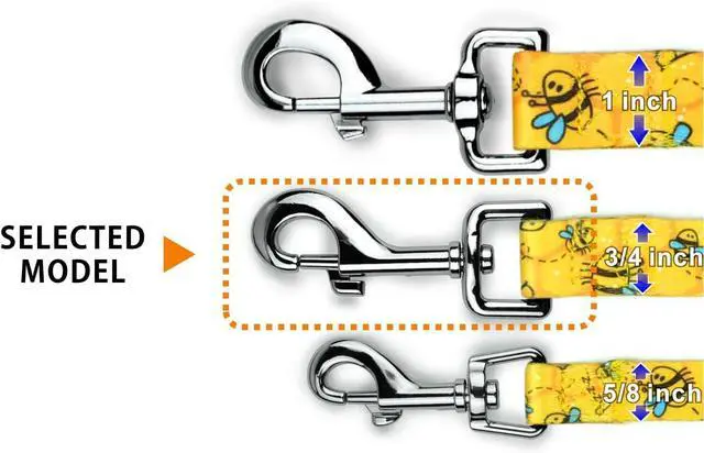 Alt view image 3 of 6 - Garwor Heavy Duty Chrome Swivel Snap Hooks with Spring 3/4" 4 Pcs,Trigger Clip Snaps Dog Leashes Key Chain for Linking Pet Leash & Collar, Purse Straps,DIY Crafts