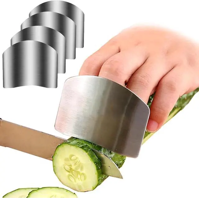 Alt view image 7 of 7 - Stainless Steel Kitchen Gadgets Set, Multi-Purpose Cooking & Food Preparation Accessories for Meat, Cheese, Vegetables, Salad, Hamburger & Cake (4Pcs)