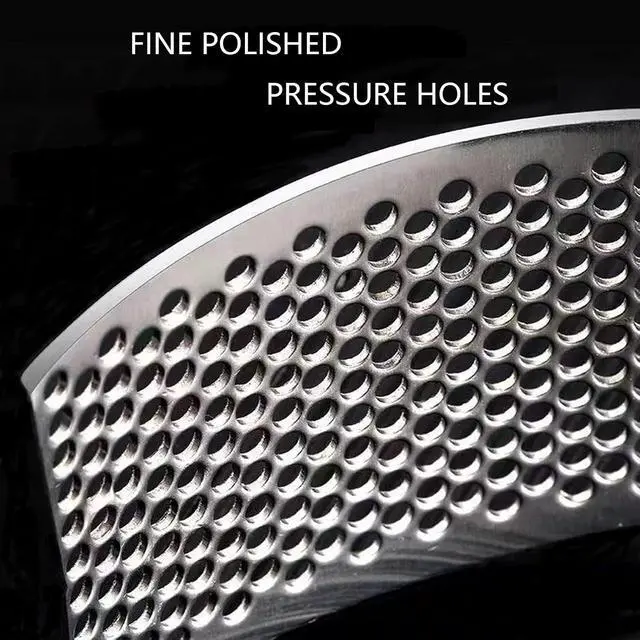 Alt view image 6 of 6 - Garlic Press Rocker Stainless Steel New Innovative Garlic Mincer Crusher Chopper Smash Garli