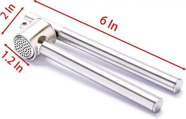 Alt view image 2 of 7 - Manual Garlic Press, 165 Grams 304 Stainless Steel Garlic Paste Tools for Crushing Vegetables and Spice (1)