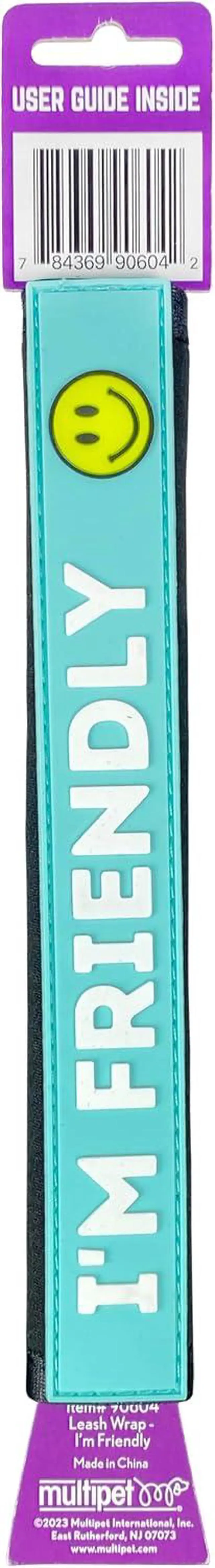 Alt view image 3 of 3 - Pet Leash Wrap - I'm Friendly
