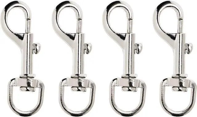 Main image of Penta Angel 4Pcs Dog Leash Clasp Heavy Duty Snap Hooks Clips Pet Leashes Key Chain with Spring Buckle for Linking Pet Collar (4 PCS)
