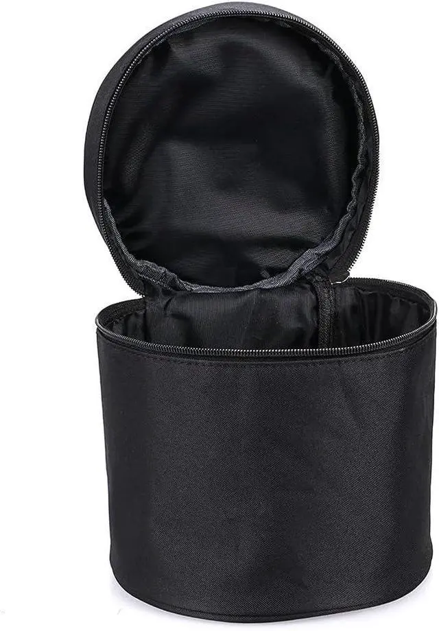 Alt view image 7 of 7 - BTSKY Multifunction Marker Case - Zippered Canvas Pen Bag for 80 Markers | Pencil Organizer Stationary Storage, Black (NO Compartments Inside, Markers Not Included)