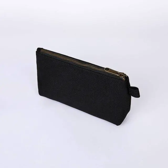 Alt view image 4 of 7 - Small Makeup Bag for Purse, Leather Cosmetic (Black)