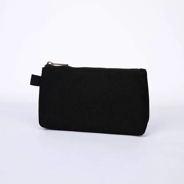 Alt view image 6 of 7 - Small Makeup Bag for Purse, Leather Cosmetic (Black)