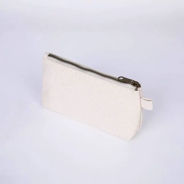 Alt view image 7 of 7 - Small Makeup Bag for Purse, Leather Cosmetic (Black)