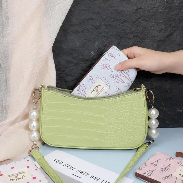 Alt view image 6 of 7 - Small Makeup Bag for Purse, 6 Pcs 2 Sizes Canvas Floral Small Zipper Pouch | Portable Cute Linen Fabric Mini Cosmetic Bag for Women Girls Home Travel Lipstick Coin Cards Storage (3 Style)