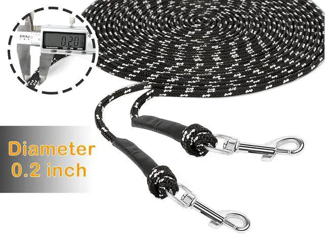 Alt view image 2 of 7 - Extra Long Cat Leash for Yard, Lightweight Outdoor Cat Leash Long Light Extension, Long Thin Lead for Rabbits, Kitten, Puppy and Small Animals (4.5M/ 15FT)