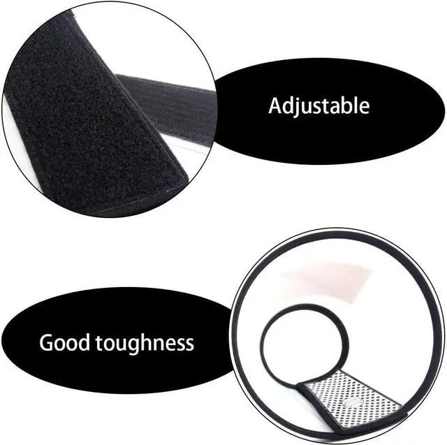 Alt view image 7 of 7 - 2 Pcs Cat Cone Dog Con,Adjustable Recovery Pet Cone,Fits Neck 7-11 inch Adjustable,Plastic Elizabethan Collar for Cats Kitten Small Dog After