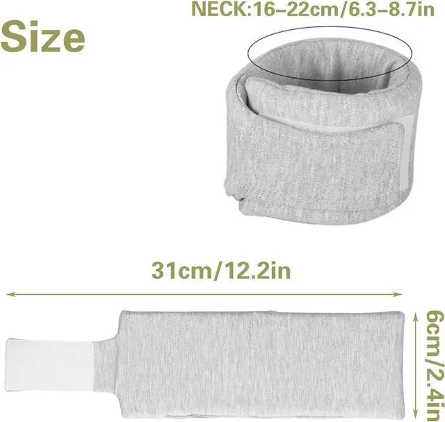 Alt view image 4 of 6 - Cat Neck Brace, Breathable & Adjustable Cone Collar After Surgery Recovery Anti-Scratch Anti-Lick Protection, Suitable for Neck Circumference 6.3-8.6 Inch Small Dogs Puppies Kittens (Grey, XS)