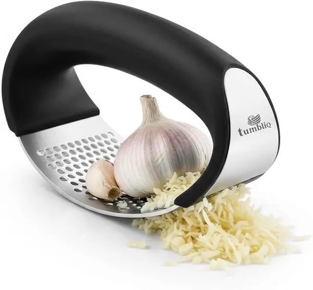 Main image of Discover the Best Garlic Press Rocker - Heavy Duty, Stainless Steel, Ergonomic, and Unique Designs for Efficient Home Use & Must-Have Kitchen Gadgets on Amazon