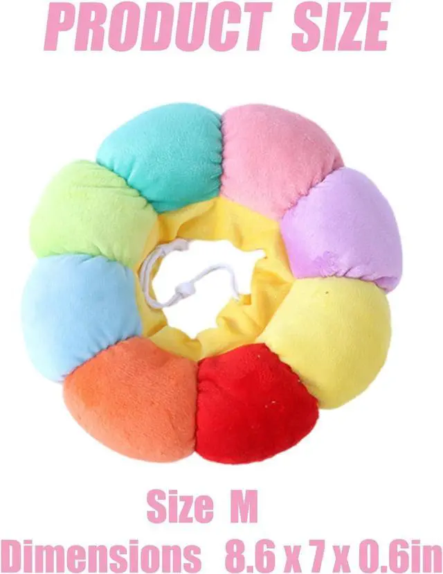 Alt view image 2 of 5 - Soft Fabric Cat Cone, Post-Surgery Protective Cat Recovery Collar | Flexible cone shape, no block pet sight & eating