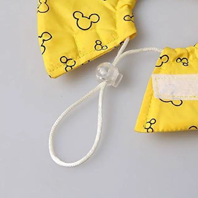 Alt view image 3 of 4 - Hamster Rabbit Protection Cone Neck Recovery Collar - Small Animal Pets Elizabethan Collar Anti-Water Bite Sratch Risistant for Guinea Pig Mice Mouse Rats Ferret Squrrel (S, Yellow)