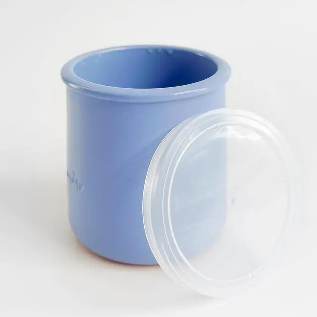 Alt view image 2 of 6 - Yogurt Jar Lids for La Fermiere (24pcs) - Plastics Jar Lids for La Fermière Yogurt Jars 4.9oz, Sealing plastic lids