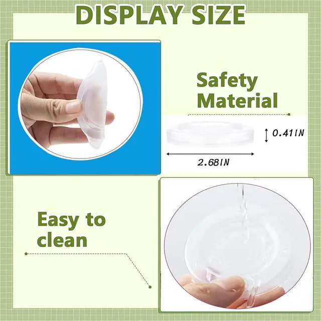 Alt view image 2 of 5 - 15PCS Yogurt Jar Lids - Clear Plastic, Reusable, BPA-Free Polypropylene, Screw Top, Transparent, Round, Microwaveable, Ideal for Oui Yogurt Jars, Glass Jars, and More