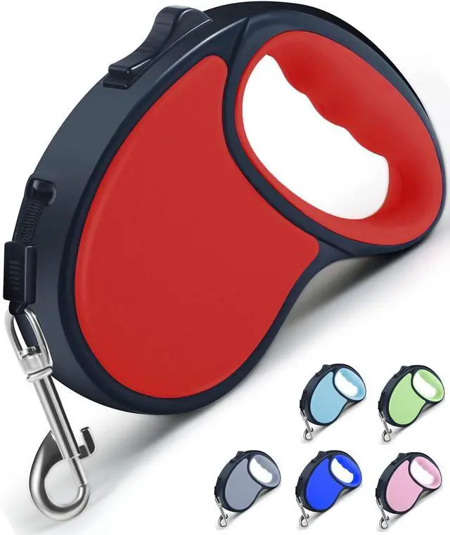 Main image of Retractable Dog Leash 16Ft/5M for Small Medium Dogs, Red