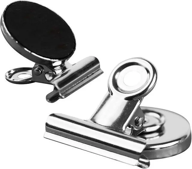 Alt view image 5 of 6 - 20 Pack Heavy Duty Magnetic Clips for Refrigerator and Whiteboard, Strong Fridge Magnets for Office, School, Locker, Home, and Teaching