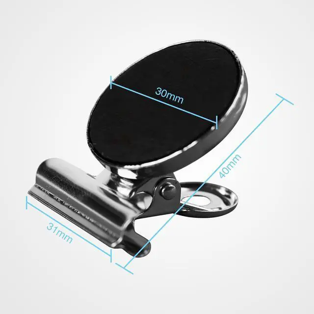 Alt view image 6 of 6 - 20 Pack Heavy Duty Magnetic Clips for Refrigerator and Whiteboard, Strong Fridge Magnets for Office, School, Locker, Home, and Teaching
