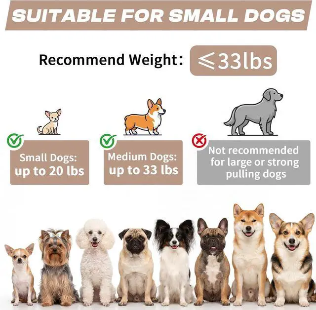 Alt view image 4 of 7 - Retractable Dog Leash with USB Rechargeable Flashlight, Beige | 16FT Automatic Telescopic Tractor Dog Leash, Durable ABS Case and Comfort Grip, Designed for Small Medium Dogs Up to 30lbs