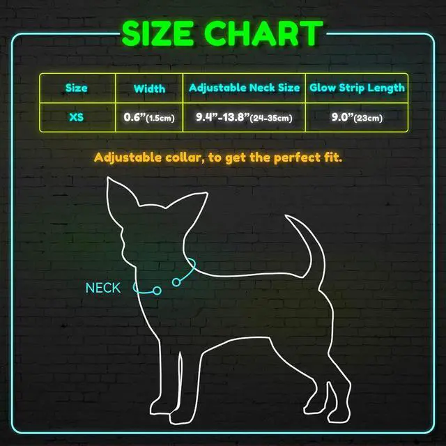 Alt view image 4 of 7 - BSEEN Light Up Dog Collar for Puppies & Cats (Pink) | Reflective Glow in the Dark Rechargeable Adjustable Flashing Illuminous Safety Dog Lights for Night Walking
