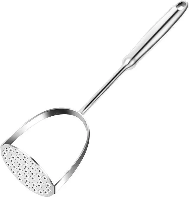 Main image of Potato Masher,Stainless Steel Mashed Potatoes Masher with Long Handle for Beans,Avocado,Fruit,Vegetables.One Piece Construction Heavy Duty Masher Kitchen Tool