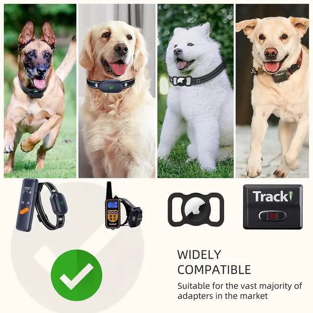 Alt view image 3 of 7 - Collar Replacement Strap, Reflective Replacement Nylon Collar Strap | E Collar Straps for Dog GPS Training Bark Receiver Collars, Fits Small Medium Large Dogs, Durable & Adjustable (Black)