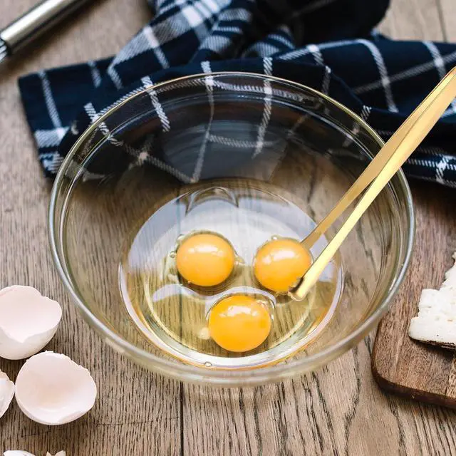 Alt view image 4 of 7 - 3Pcs Egg Tools Egg Chalaza Removal Tool, Egg Chalaza Removal Tongs, Egg Washer Versatile Egg Tool Supplies, Stainless Steel Kitchen Tongs for Cooking Bakers Chefs