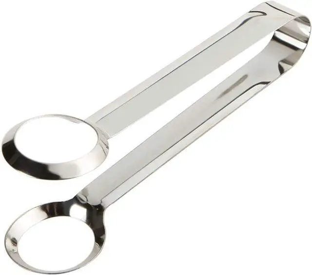 Main image of 1 Piece Boiled Egg Tong Multifunction Egg Tong Stainless Steel Egg Tong Non-slip Boiled Egg Clip Food Tong Kitchen Tong Salad Tong Kitchen Supplie Cooking Tool, Silver