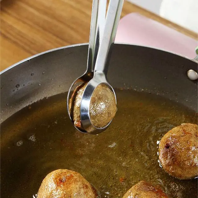 Alt view image 4 of 7 - 1 Piece Boiled Egg Tong Multifunction Egg Tong Stainless Steel Egg Tong Non-slip Boiled Egg Clip Food Tong Kitchen Tong Salad Tong Kitchen Supplie Cooking Tool, Silver