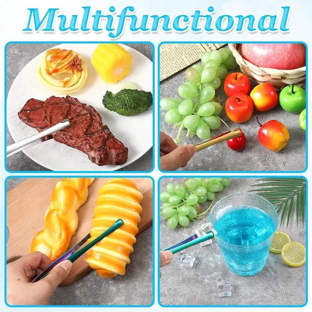 Alt view image 7 of 7 - 3Pcs Egg Tools Egg Chalaza Removal Tool, Egg Chalaza Removal Tongs, Egg Washer Versatile Egg Tool Supplies, Stainless Steel Kitchen Tongs for Cooking Bakers Chefs