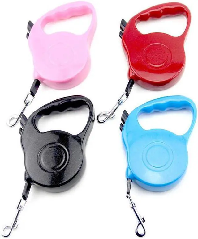 Alt view image 2 of 7 - Automatic Retractable Dog Leash Pet Traction Rope Walking Training Lead Leash(10feet, Black)