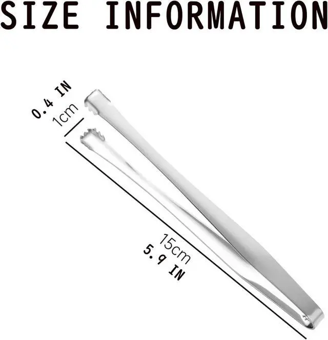 Alt view image 3 of 5 - 2 PCS Egg Chalaza Remover Tool Toothed Eggshell Fragment Removal Tongs for Cooking Baking and Chefs Stainless Steel (Silver)