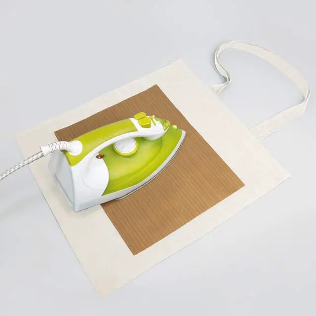 Alt view image 3 of 4 - NPBAG 2 | 5 | 15 | 25 | 50 Pack 15'' X 16'' Natural Cotton Tote Bags, Lightweight Blank Bulk Cloth bags with 1pc of PTFE Teflon Sheet (2-Pack)