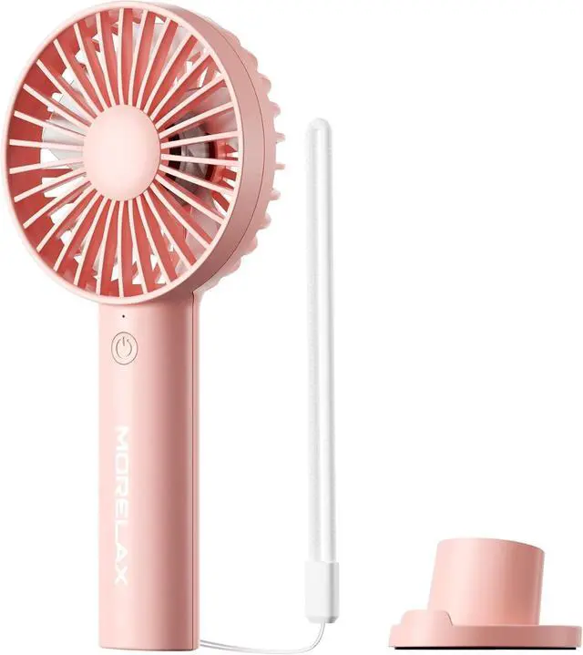 Main image of Jancane Handheld Fan, Portable Fan, 4000mAh Rechargeable Personal Fan, 10H Battery, Strong Wind, Small & Powerful, Cute Design for Travel, Makeup, Girls Women Summer Travel Essential Gift