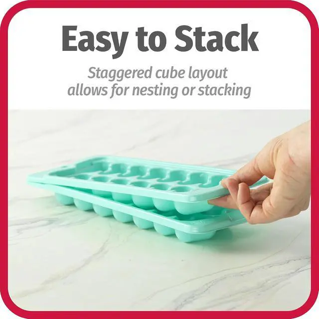 Alt view image 5 of 7 - GoodCook Everyday Ice Cube Trays set of 2