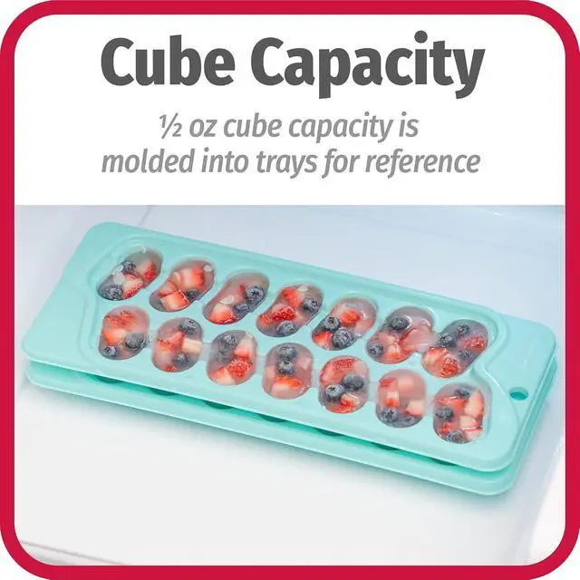 Alt view image 6 of 7 - GoodCook Everyday Ice Cube Trays set of 2