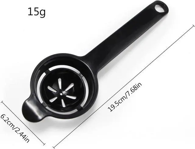 Alt view image 5 of 7 - Light Green Egg White Yolk Separator Tool Food-grade Egg Baking Cooking Kitchen Tool Hand Egg Cooking Tools Egg Divider Seperator Egg Separators Specialty Tools and Gadgets