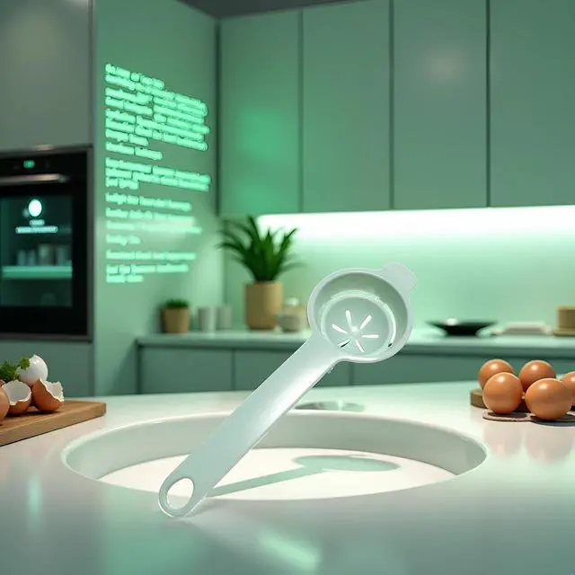Alt view image 6 of 7 - Light Green Egg White Yolk Separator Tool Food-grade Egg Baking Cooking Kitchen Tool Hand Egg Cooking Tools Egg Divider Seperator Egg Separators Specialty Tools and Gadgets