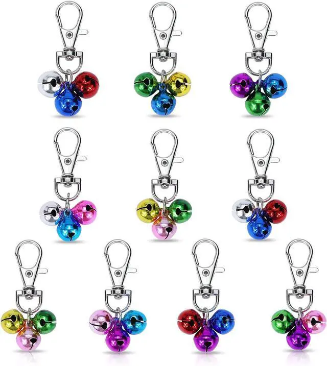 Main image of Wontee Cat Collar Bells Loud Dog Bell Training Charm Pendants for Pet Puppy Kitty Necklace Collar