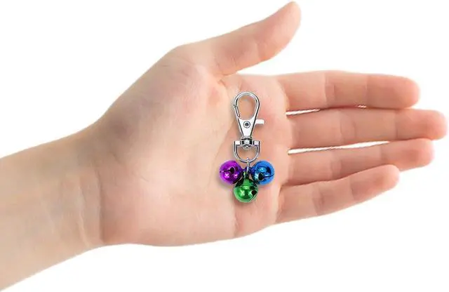 Alt view image 6 of 7 - Wontee Cat Collar Bells Loud Dog Bell Training Charm Pendants for Pet Puppy Kitty Necklace Collar