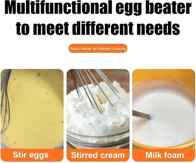 Alt view image 4 of 6 - Mini Whisks Stainless Steel 6pcs, 10 Inch, Endurance Egg Beater, with Hanging Hooks for Beating Eggs,Blending Ingredients,Mixing Sauces