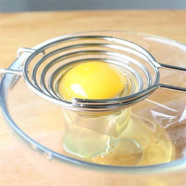 Alt view image 3 of 5 - Egg Separator, Yolk White Divider Tool, Egg Sieve Extractor, Dishwasher Safe Kitchen Gadget for Cooking and Baking