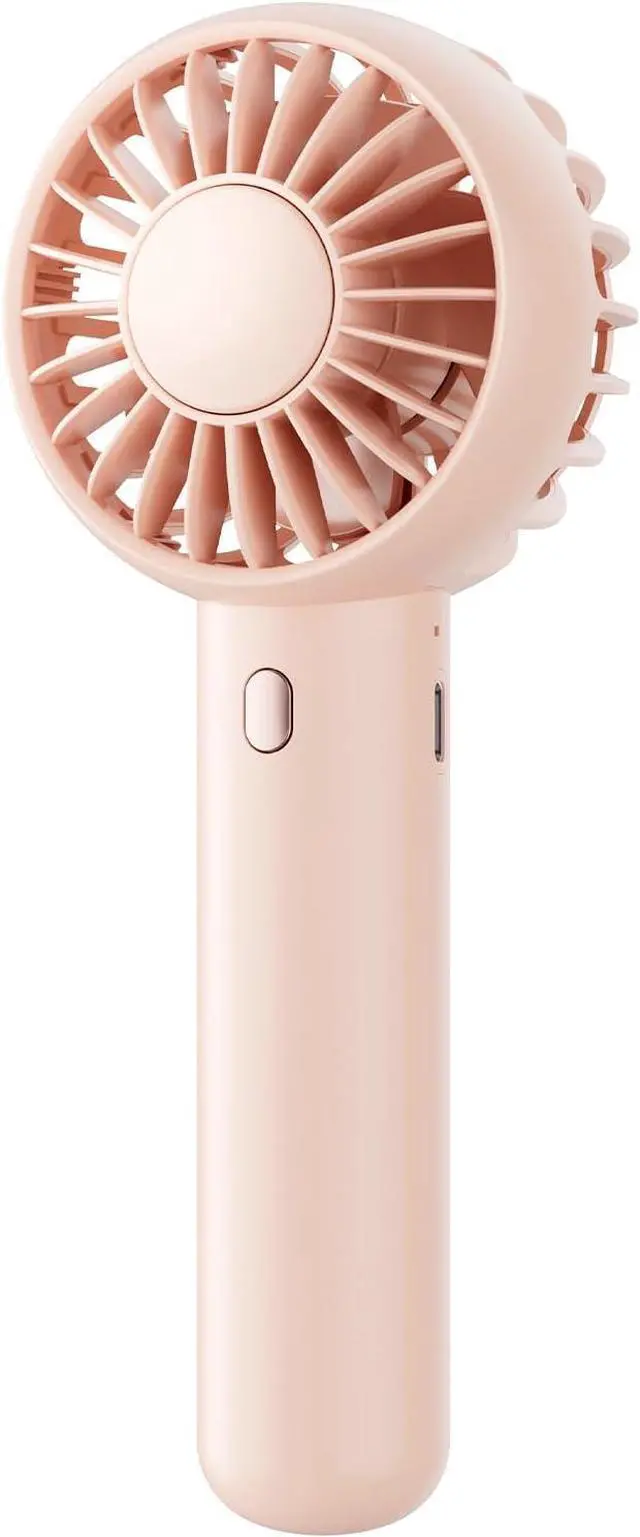 Main image of Gaiatop Mini Portable Fan, Small Personal Handheld Fan,Rechargeable | Powerful 3 Speed with Desktop Base, Lightweight, Battery Powered for Travel Lash Makeup Girls Women Gift Pink