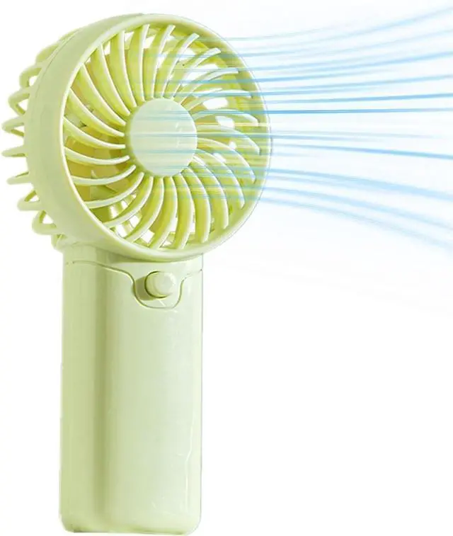 Main image of Portable Handheld Fan, AAA Battery Powered Mini Fan, No Charging Needed, Quiet Personal Cooling Fan Lightweight Small Fan (green)