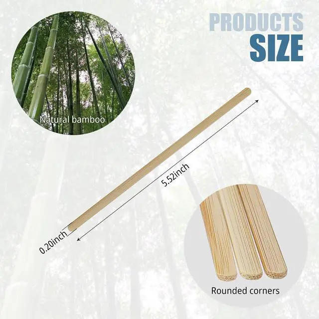 Alt view image 2 of 7 - 50 Pack Coffee Stirrers, Disposable 5.5" Wooden Coffee Stirrers, Individually Wrapped Stir Sticks for Coffee Bar, Cocktail (50 Pack)