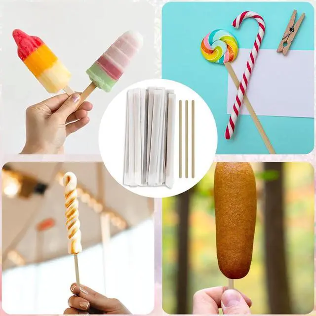 Alt view image 4 of 7 - 50 Pack Coffee Stirrers, Disposable 5.5" Wooden Coffee Stirrers, Individually Wrapped Stir Sticks for Coffee Bar, Cocktail (50 Pack)