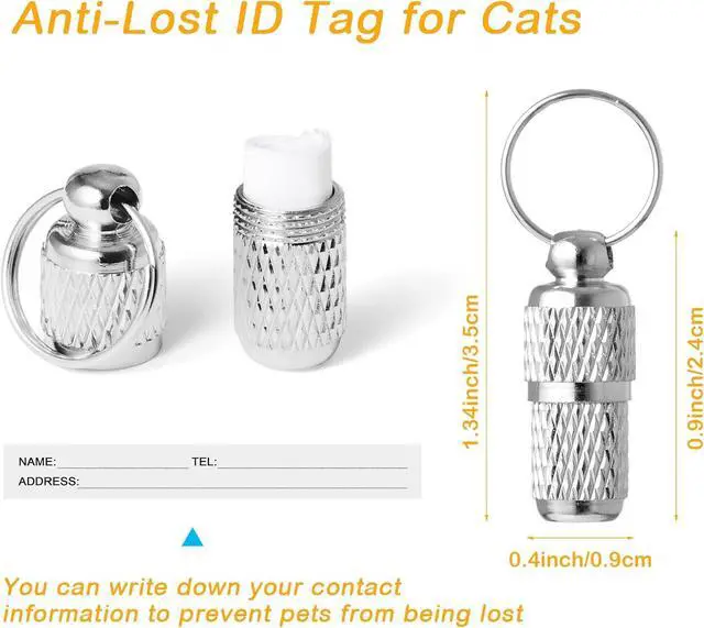 Alt view image 4 of 7 - Extodry 14 Pack Set Kitten Collars Breakaway with Bells,Reflective Safety Cat Collar,Ideal for Puppy, Girl Boy Cats,with Name Tag,Adjustable for Small Animal,Pet Supplies(12 Colors & 2 ID Tags)