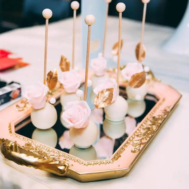 Alt view image 6 of 7 - 120 Pack Rock Candy Sticks, 6 Inch Wood Cake Sticks with Ball, Wooden Drink Stirrers Swizzles Stick for Hard Rock Candy Chocolate Lollipop